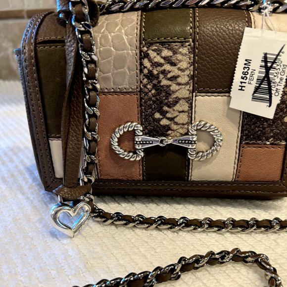 NWT Brighton Fern Small Flap Bag - Picture 3 of 12